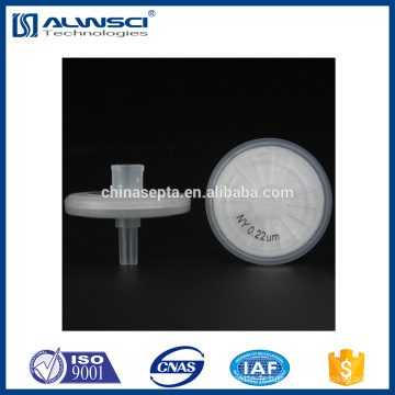 13mm 0.22um Filtre à seringue Nyloon avec préfiltre pp pour préparation d&#39;échantillon de flacons hplc